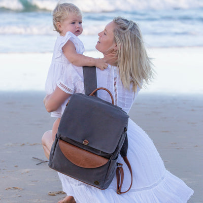 A stylish diaper bag that becomes your everyday bag (or vice versa!).