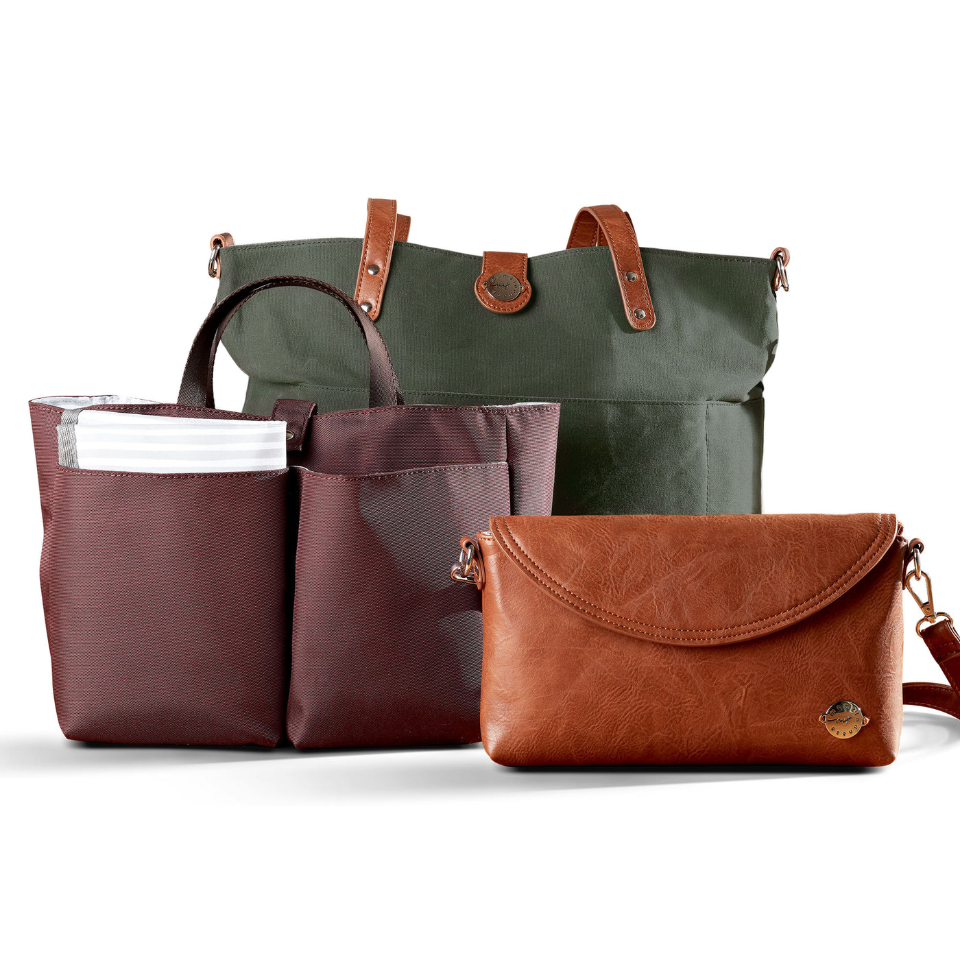 Carry-All Tote Trio (forest) – Momkindness