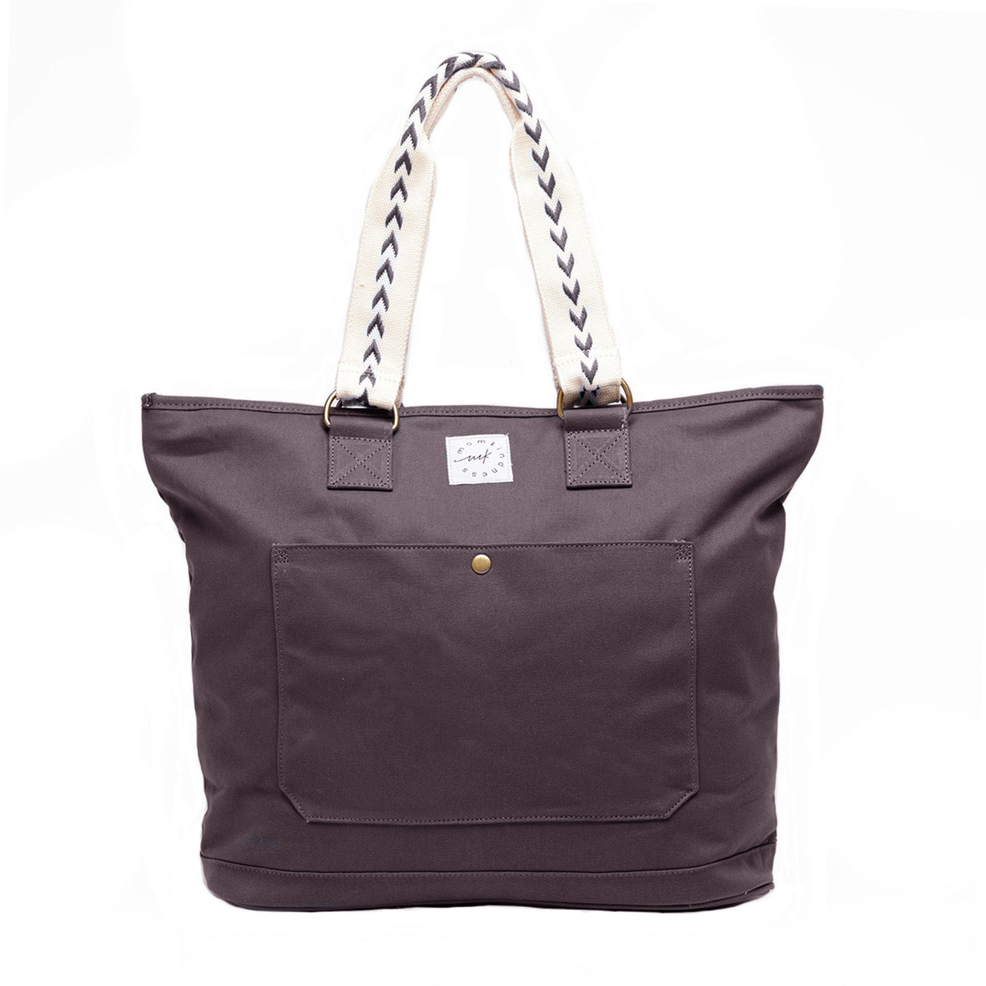 Monogrammed Canvas Tote Bags - Weekend Getaway