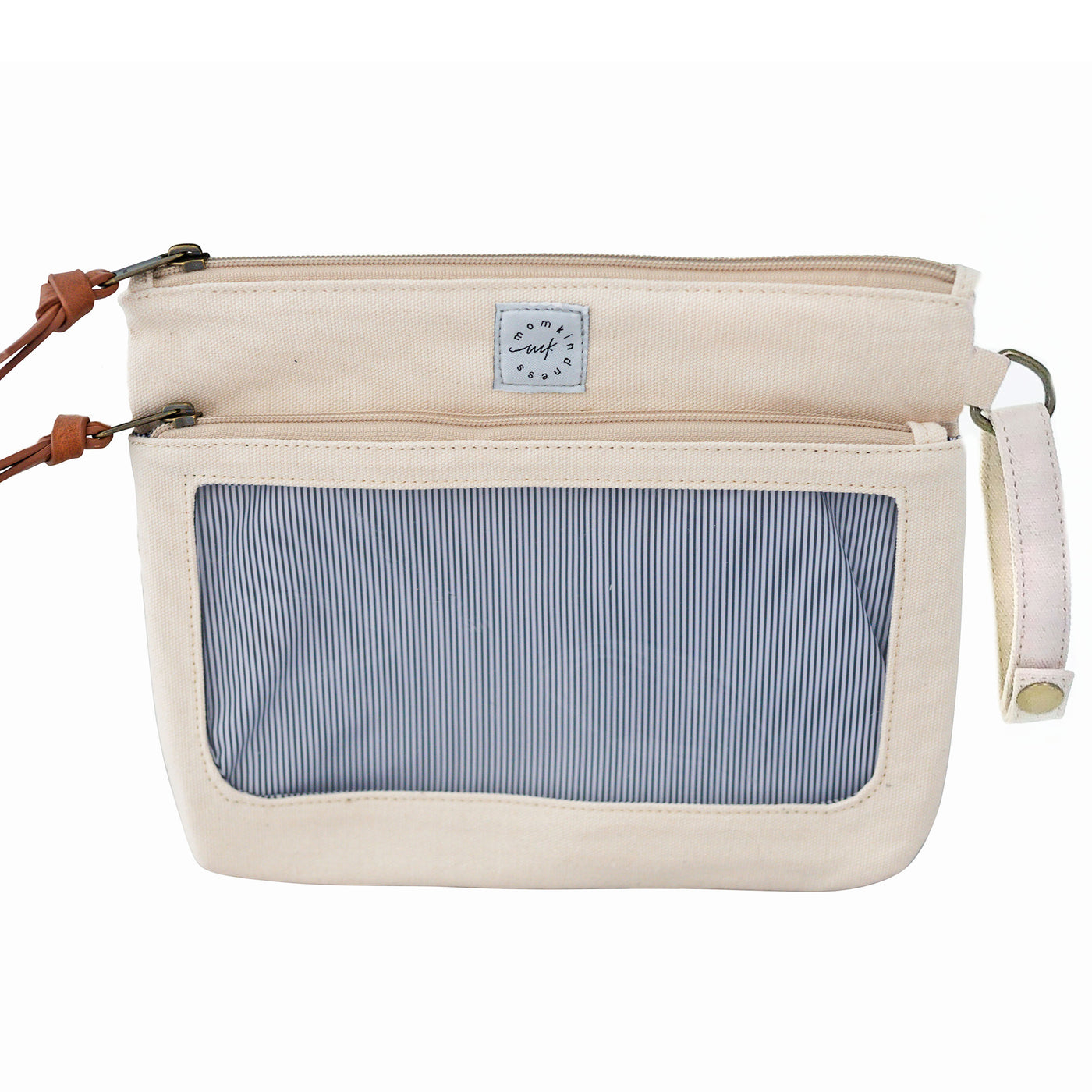 Ivory White Zipper Pouch: The Ultimate Organizer for Every Need