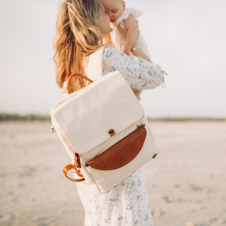 Duo Backpack - Ivory | Momkindness.com